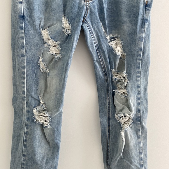 Hyper Denim Men’s blue distressed jeans - size 32 - Picture 3 of 11